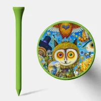 Chaotic and Colorful Fantasy Creatures Dall-E Art Golf Tees