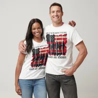 Land of the Free Honor Remember  T-Shirt
