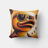 Rubber Duckie Duck  Throw Pillow