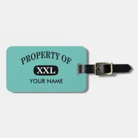 Property of XXL Your Name Luggage Tag