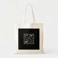 Cottagecore Aesthetic Frog And Mushroom Goblincore Tote Bag