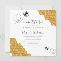 Meant to Bee Bridal Shower Invitation