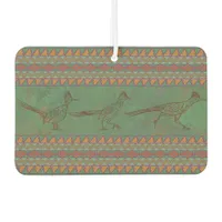 Southwest Roadrunners Sagebrush Green Geometric Air Freshener