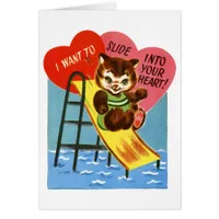 Valentine Cat Water Slide