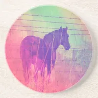 Horse Dreams Drink Coaster