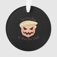 Trumpkin  Boo Sheet Halloween Funny Classic Ornament