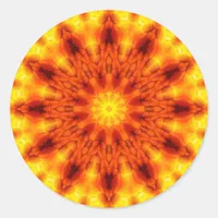 Solar Sun Kaleidoscope Sticker