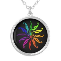 Necklace - Color Wheel Leaves