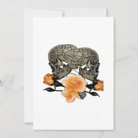 Funny Halloween Till Death Do Us Part Design Holiday Card