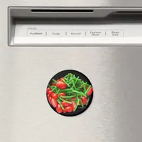 Green Bean and Tomatoes Magnet