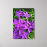 Pretty Purple Flowers  Canvas Print