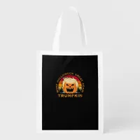 Trumpkin Make Halloween Great Again Vintage Grocery Bag