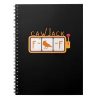 F-Caw-F Jackpot Retro Graphic Notebook