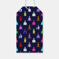 Horse Riding Jockey Silks Pattern Gift Tags