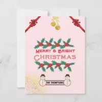 Merry And Bright Christmas 2023 Holiday Card