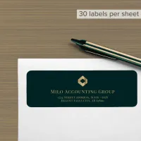 Professional Business Return Address Labels