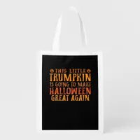 This Little Trumpkin Is Going To Make Halloween Gr Grocery Bag