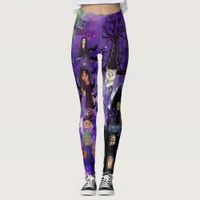 Exclusive Haunted House Monster Family Leggings