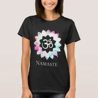 *~* OM AUM Symbol Spiritual Lotus Flower Mandala T-Shirt