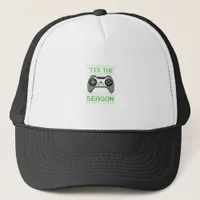 Tis The Season Video Games Christmas Xmas Gamer Trucker Hat