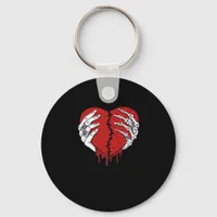 Skeleton Hands Hearts Classic Trending Style Keychain