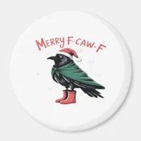 Merry Christmas F Caw F Vintage Classic Style Magnet