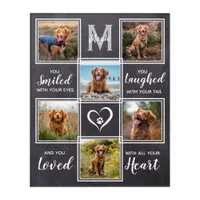 Rustic Pet Memorial Keepsake Unique Photo Collage Acrylic Print