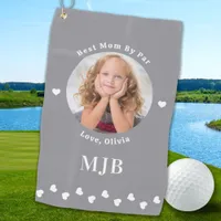 Best MOM By Par - Personalized Picture Monogram Golf Towel