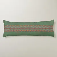 Southwest Sagebrush Green Geometric Design Body Pillow