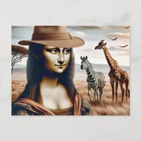 Mona Goes on Safari Postcard