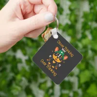 Cute Corgi St. Patrick’s Day Keychain