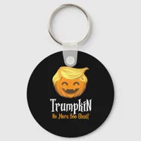 Trumpkin  Boo Sheet Funny Halloween Keychain