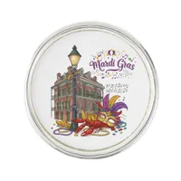 Mardi Gras Lapel Pin