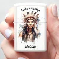 Tribal Native Indian Artistic Flair Zippo Lighter