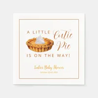 Cutie Pie Pumpkin Baby Shower Napkins
