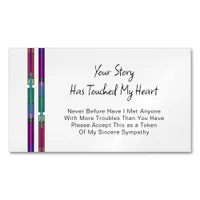 Your Story Has Touched My Heart Sympathy Magnet