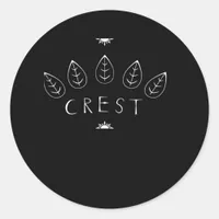 (Fake Band) Cottagecore Classic Classic Round Sticker