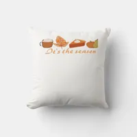 The First Day Of Fall Hello Fall Throw Pillow