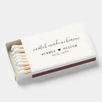 Match Made in Heaven Modern Chic Wedding Favor