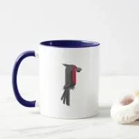 Stylish Black Palm Cockatoo Mug