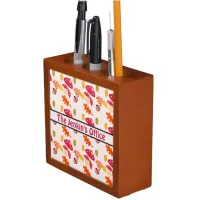 Personalized Autumn Desk Organizer