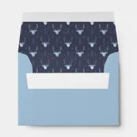 Deer Antlers Arrows Christmas Pattern V2 Bl ID861 Envelope