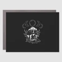 Aesthetic Goblincore And Cottagecore Mushroom Mini Car Magnet