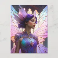 Purple Fairy Postcard