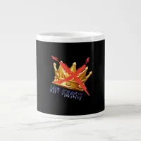 No Kings Trendy Design Giant Coffee Mug