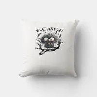 Halloween F-Caw-F Bird Cool Unique Throw Pillow