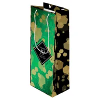 Elegant 19th Jade Wedding Anniversary Celebration Wine Gift Bag