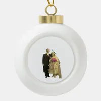 Till Death Do Us Part Meme Classic Style Ceramic Ball Christmas Ornament