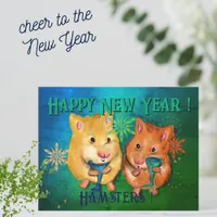 Happy New Year Hamsters ! Card