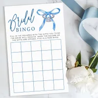 Bridal Shower Bingo Game – Something Blue Ring 